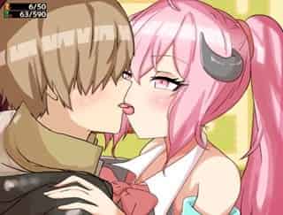 【続おっかけサキュバスちゃん～The Book of Succubus～ 6】旅の仲間でサキュバスのアニスにディープキスで骨抜きにされてしまうマゾ勇者♡気持ち良くされながら、レベルドレインされてしまう★二次元同人エロゲー