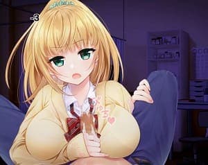 【しかえしゲエム⑥】淫乱ギャルの美音がM男を射精させるべく怒涛の痴女責め!!手コキでしごいて果てさせる★アダルトゲーム/エロ動画