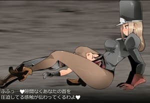 【スマッシュボーイ⑧】女王様気質の看守様がＭ格闘プレイでM男を蹂躙！！首四の字での首絞で、絞め落としてビクンビクン！失神させちゃいます★アダルトゲーム