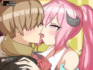 【続おっかけサキュバスちゃん～The Book of Succubus～ 6】旅の仲間でサキュバスのアニスにディープキスで骨抜きにされてしまうマゾ勇者♡気持ち良くされながら、レベルドレインされてしまう★二次元同人エロゲー
