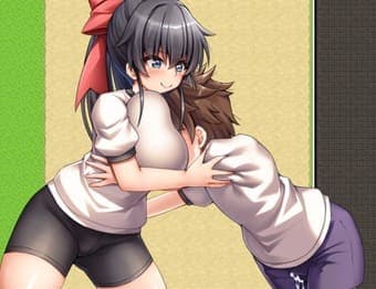 【田舎の学校生活～男子全員を精通させた女の子たち～ #1】ムチムチ巨乳オッパイの女の子(あかり)が、同学年の男の子を、相撲勝負の最中に初射精させ敗北させます♡二次元同人エロゲー×アニメーション＆フルボイス♪