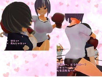 【M男いじめスクールライフ #4】M格闘★体育の授業で、ブルマ体操着姿のJKにボクシングでボコられ敗北してしまうM男★二次元エロゲー×アニメーション♪