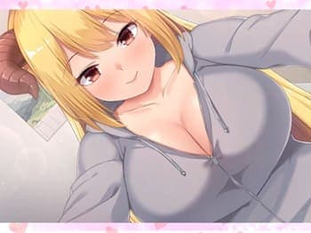 【魔王さまといっしょ。～異世界の魔王とあまあま同棲生活～ #4】同居中のブロンド美女による、甘々＆全肯定ハグ♡フェラチオや乳首舐め手コキで骨抜きに★二次元エロゲー